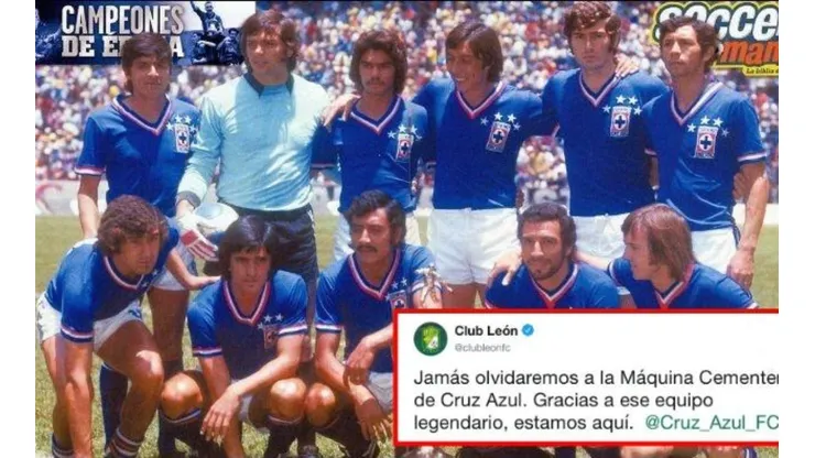 Plantel de Cruz Azul del año 1971.
