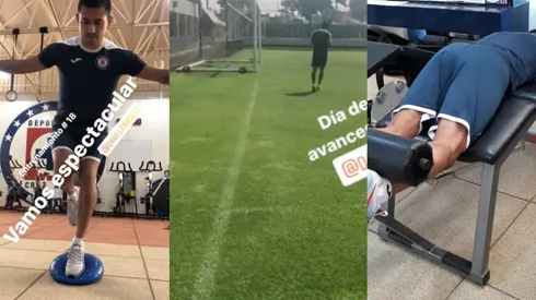 Elías Hernández documenta a diario su rehabilitación.