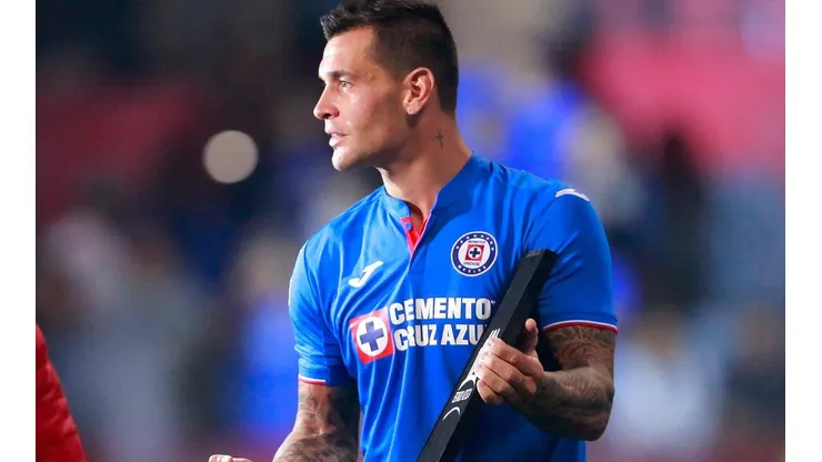 La alegría de Milton Caraglio por el gol 10 mil en el Estadio Azteca