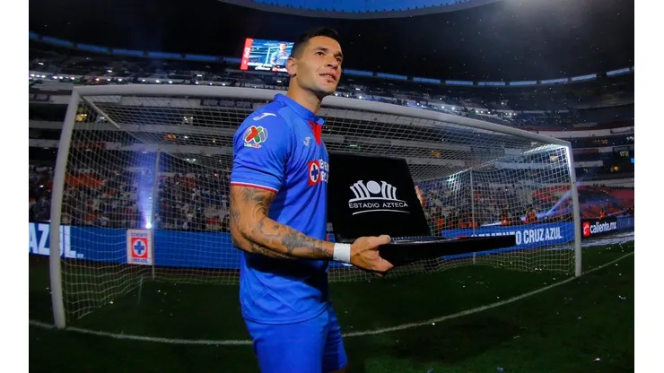 Caraglio anotó el gol 10 mil del Estadio Azteca.