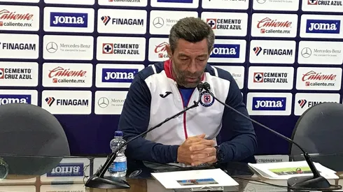 Pedro Caixinha atendió a los medios hoy.