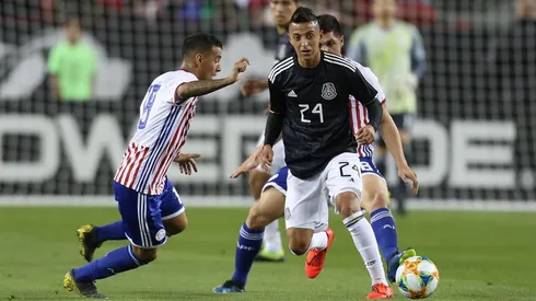 Alvarado jugó ante Paraguay.