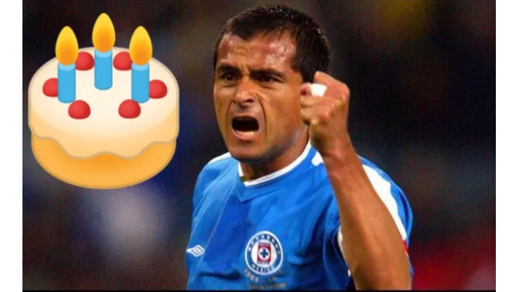 Marcelo Delgado celebrando con Cruz Azul.