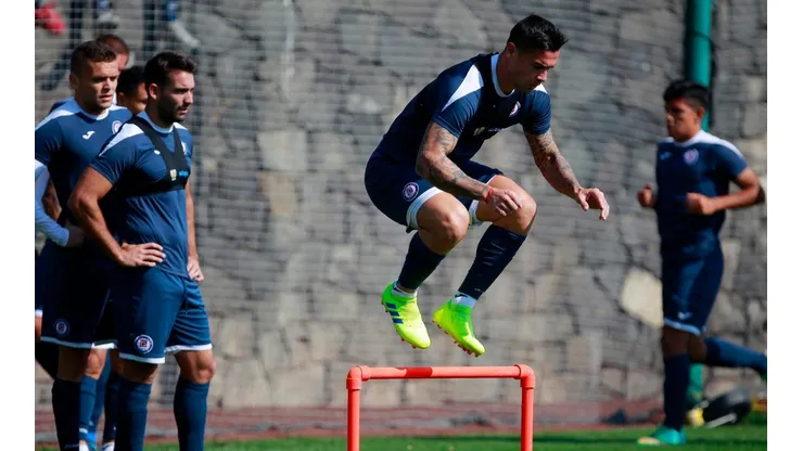 Cruz Azul está entrenando en Ixtapa hoy.