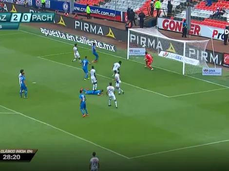 VIDEO: Autogol de Pachuca marca la goleada de Cruz Azul en el Azteca