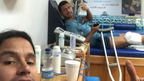 Jerry Flores y Elías Hernández se rehabilitan juntos.