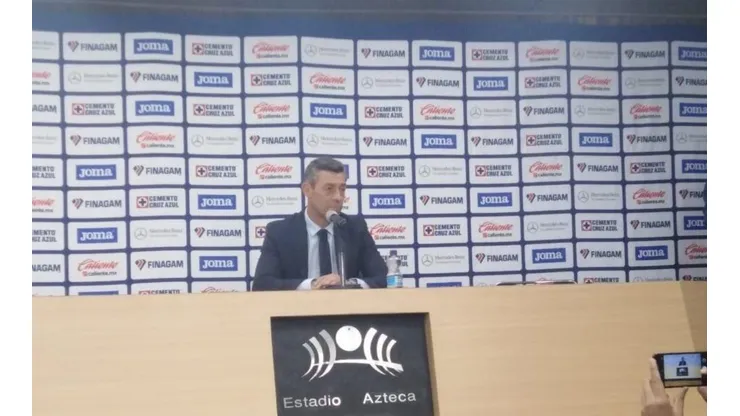 Pedro Caixinha atendió a los medios hoy.
