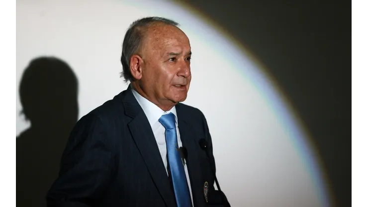 Billy Álvarez habló con la prensa hoy.