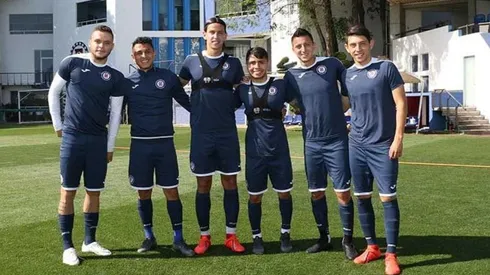 Los seis jugadores convocados por sus selecciones. (Foto: Cruz Azul)