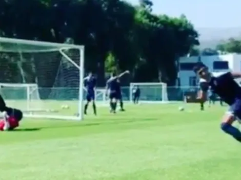 ¿Aló, Caixinha?: El golazo de Josué Reyes en la práctica de Cruz Azul