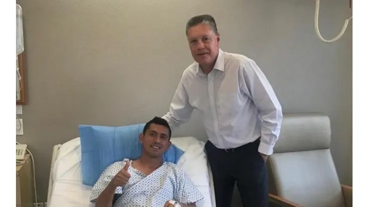 Elías Hernández fue dado de alta este jueves.