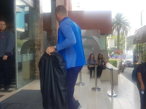 Pachuca llegó a la Ciudad de México para enfrentar a Cruz Azul