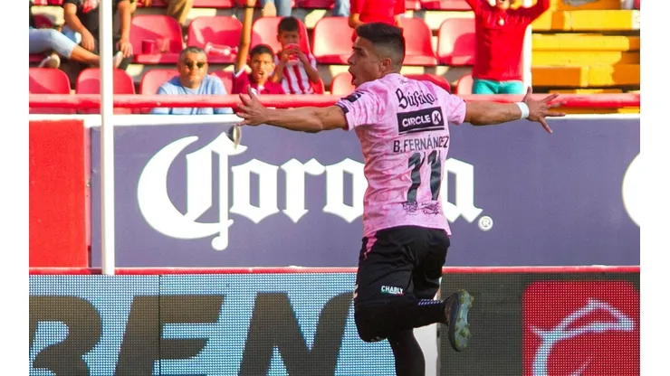 Brian Fernández es el goleador de Necaxa.