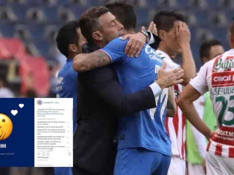 Cruz Azul ¿manda a callar a Carlos Hermosillo? en un post de Instagram