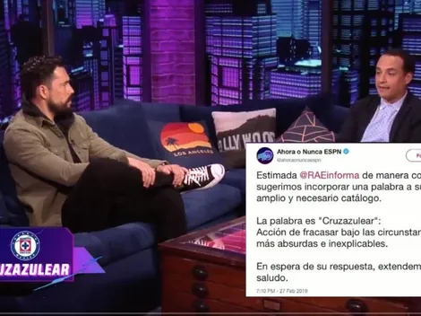 Vergonzoso: Programa de ESPN pide incluir "cruzazulear" en la RAE