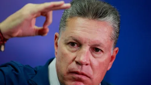 Ricardo Peláez habló hoy en la práctica.