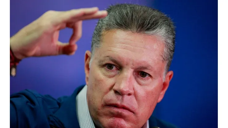 Ricardo Peláez habló hoy en la práctica.