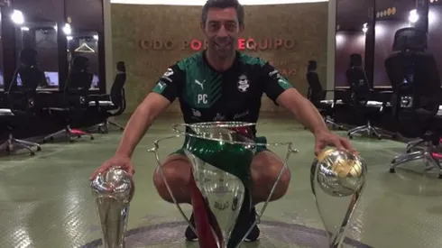 Caixinha salió campeón con Santos Laguna.