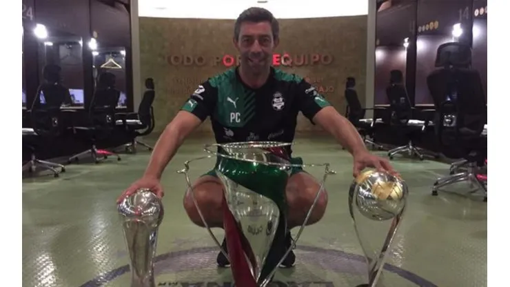 Caixinha salió campeón con Santos Laguna.