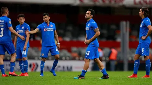 Cruz Azul en el partido ante Alebrijes.