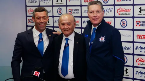 Pedro Caixinha se reunió ayer con Billy Álvarez y Ricardo Peláez.