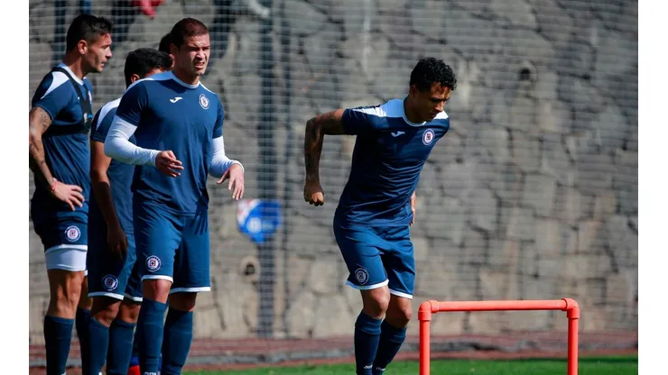 Cruz Azul entrenó esta mañana.