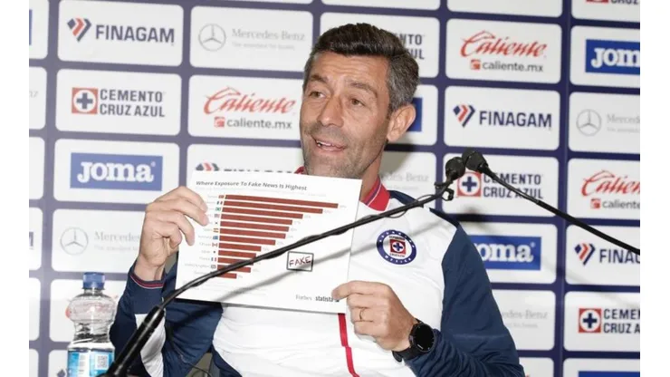 Pedro Caixinha está en guerra con los medios.
