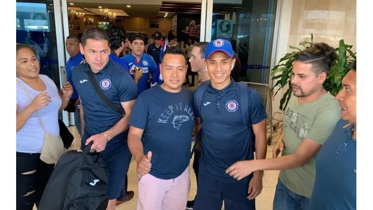 Cruz Azul ya se encuentra en Veracruz.
