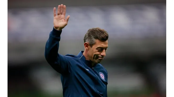 Caixinha en el partido de ayer en Copa MX.