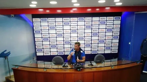 Caixinha atendió a los medios hoy.