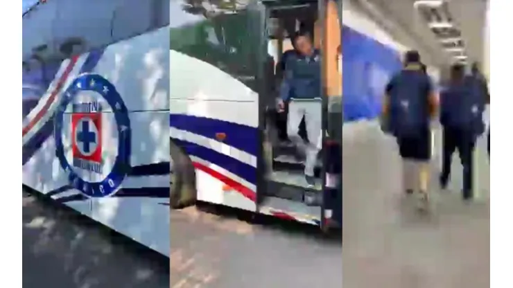 Cruz Azul llegó al Azteca para enfrentar a Santos Laguna.
