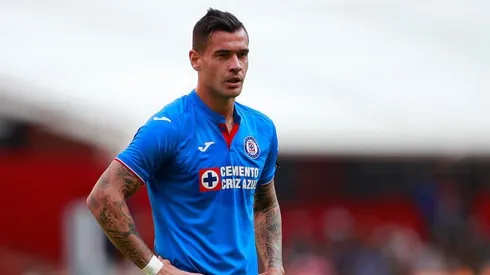 Milton Caraglio en el partido frente a Santos Laguna.