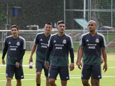 Pineda y Alvarado tuvieron su primer entrenamiento con Martino