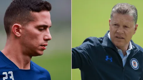 Marcone en su estadía con Cruz Azul.