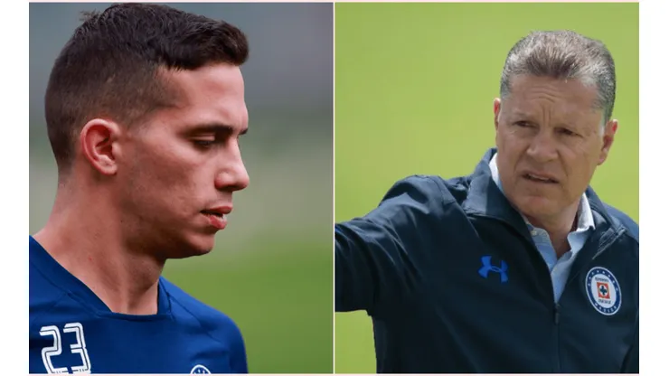 Marcone en su estadía con Cruz Azul.