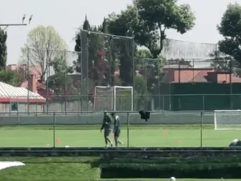 Falsa alarma: Hernández no terminó la práctica y sigue lesionado