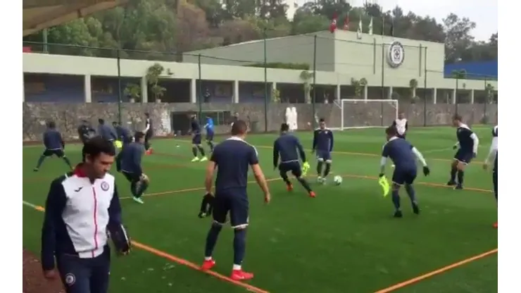 Varias bajas presentó Cruz Azul en la práctica de hoy.