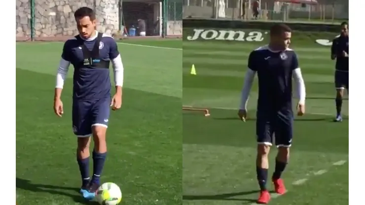 Aldrete y Aguilar entrenaron a la par hoy.