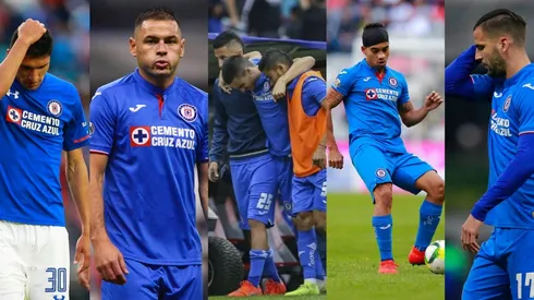 Cinco son los lesionados de Cruz Azul.