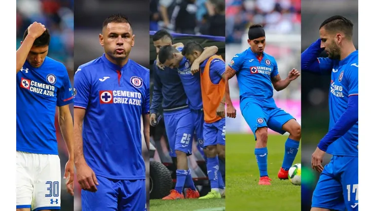Cinco son los lesionados de Cruz Azul.