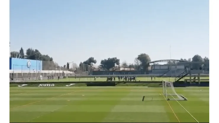 Cruz Azul reportó en La Noria esta mañana.