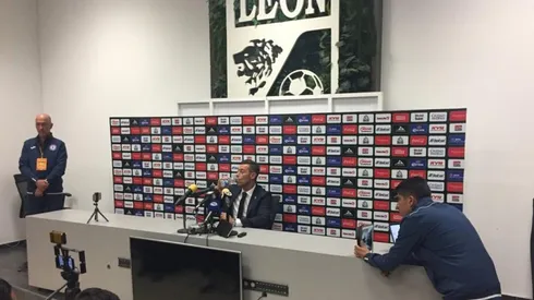 Caixinha habló con los medios esta noche.