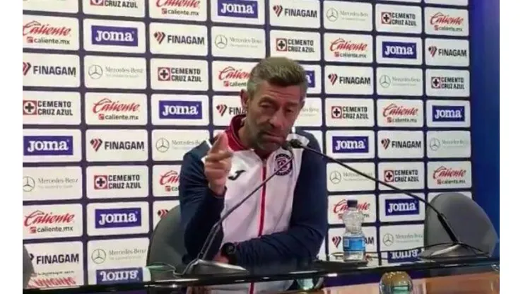 Caixinha atendió a los medios esta tarde.