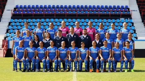Cruz Azul Femenil se fotografió esta semana.