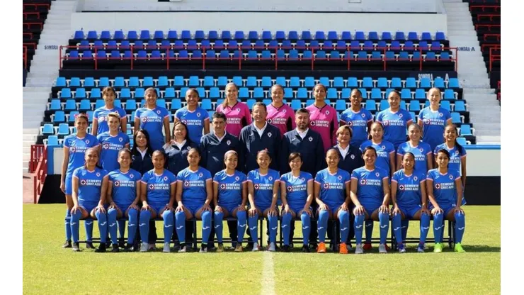 Cruz Azul Femenil se fotografió esta semana.