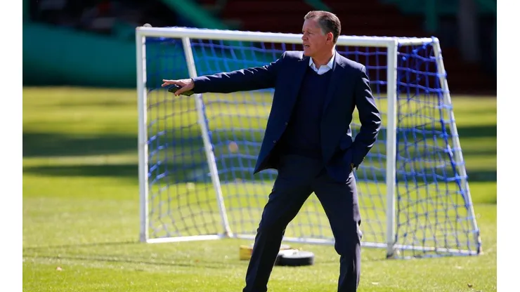 Peláez habló con la prensa hoy.