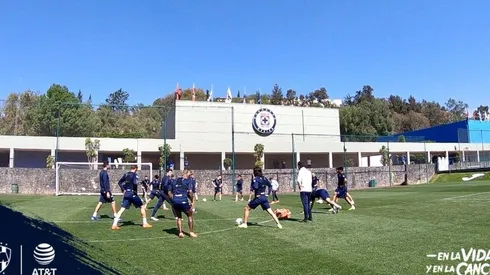 Monterrey está entrenando en La Noria.