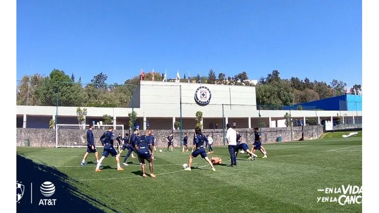 Monterrey está entrenando en La Noria.