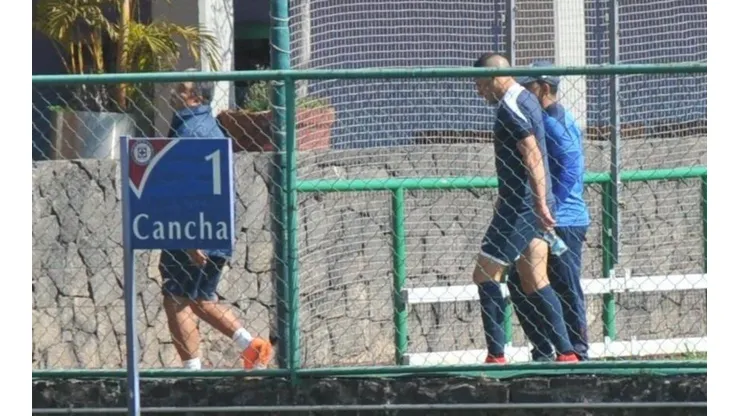 Pablo Aguilar se lesionó hoy.