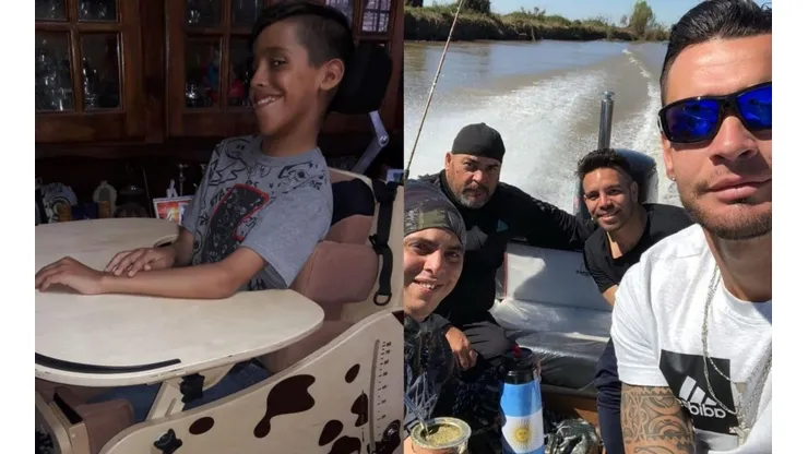 Caraglio es aficionado de la pesca.